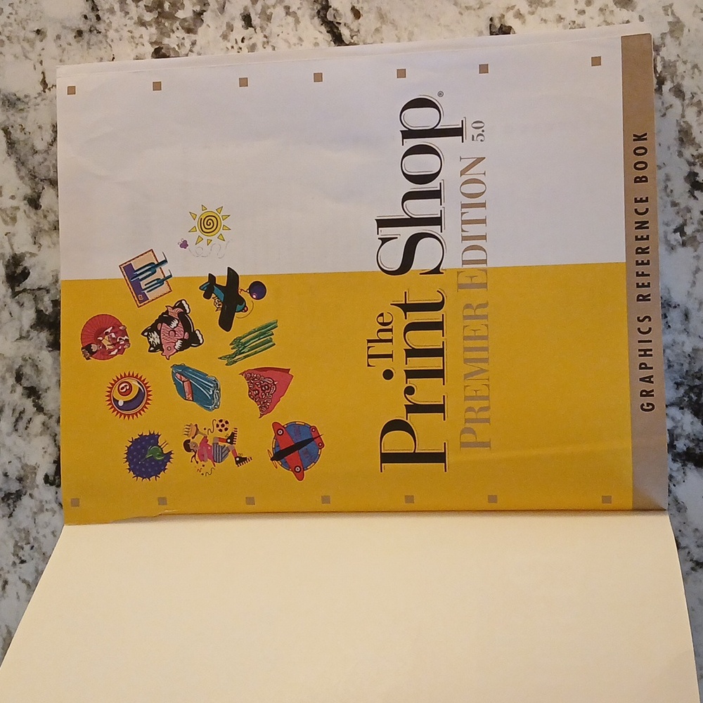 The Print Shop Premier Edition 5.0 Graphics Reference Book Broderbund - Picture 2 of 5